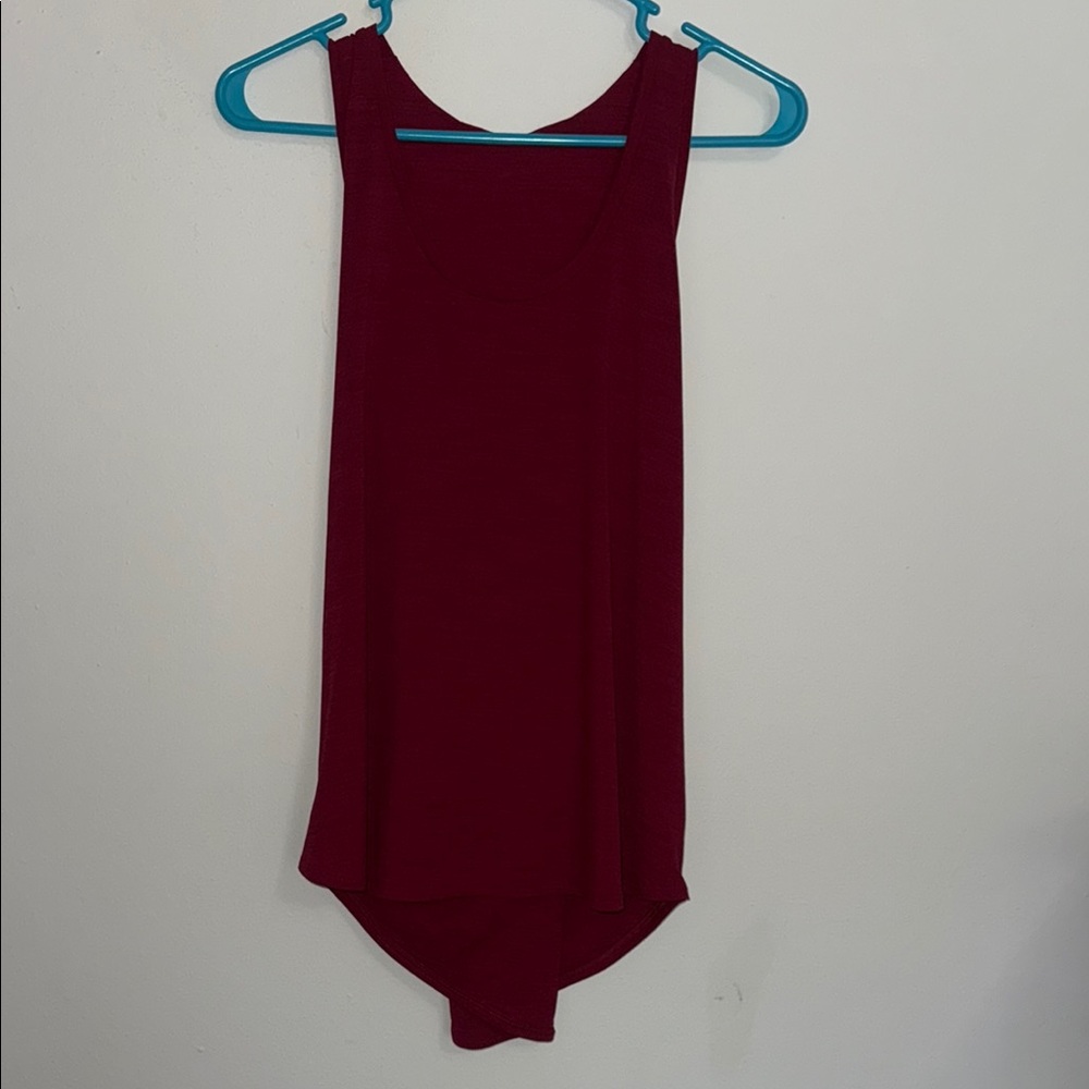 Calia Burgundy Sleeveless Tank Top